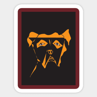 DogFace Sticker